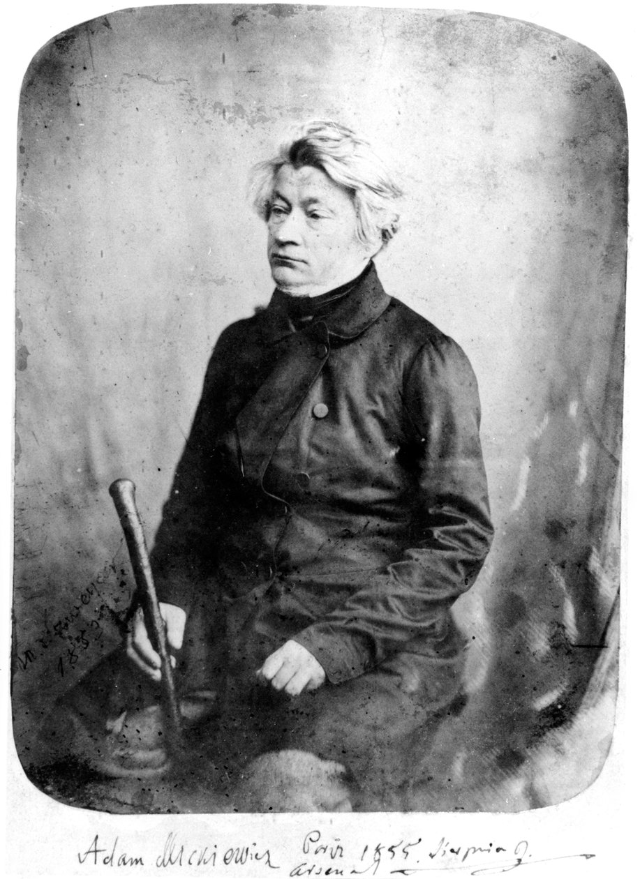 アダムミツキェヴィチ、1855年 作： フランスの写真家