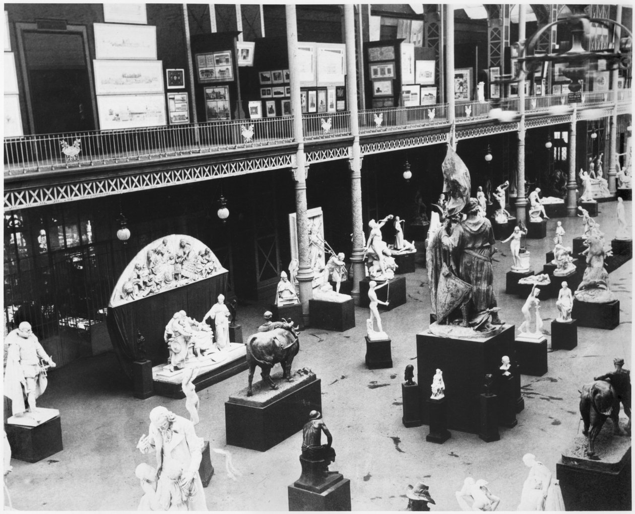 1889年パリの万国博覧会でのベルギー美術 作： フランスの写真家