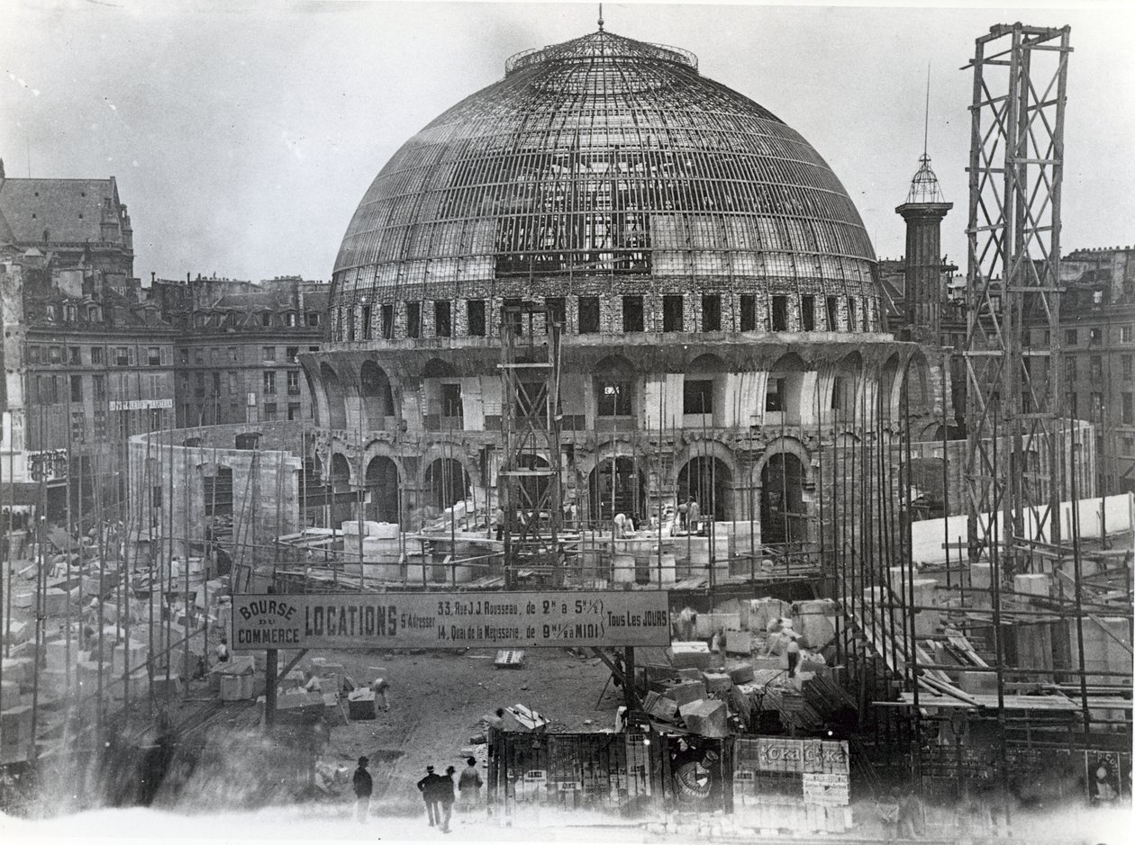 19世紀後半のパリの穀物市場の解体 作： フランスの写真家