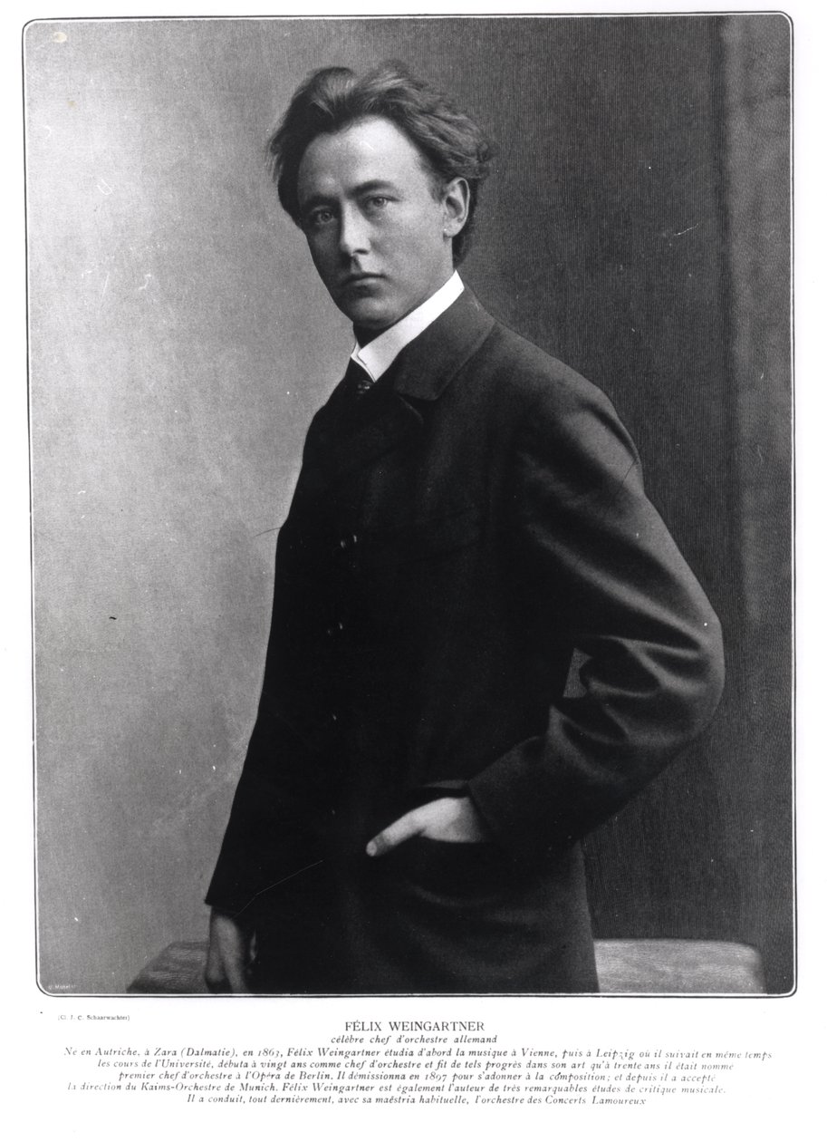 フェリックスウェインガルトナー（1863-1942）1903 作： フランスの写真家