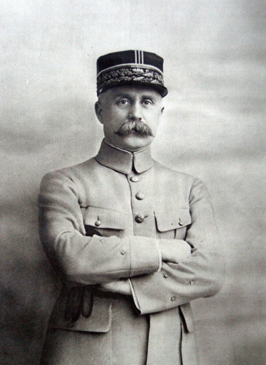 フィリップペタン将軍、1917年 作： フランスの写真家