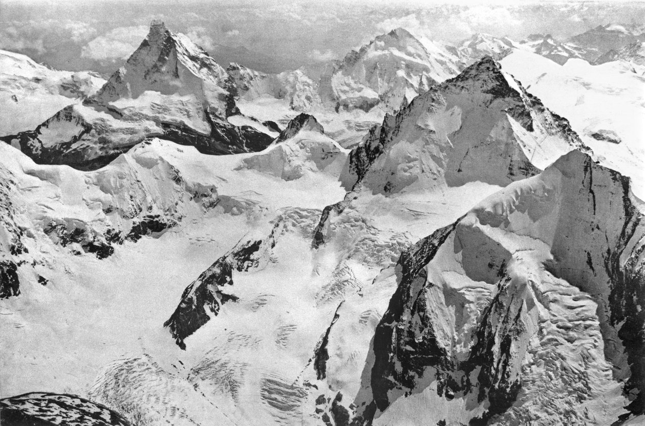 セルビン山、1900年頃 作： フランスの写真家