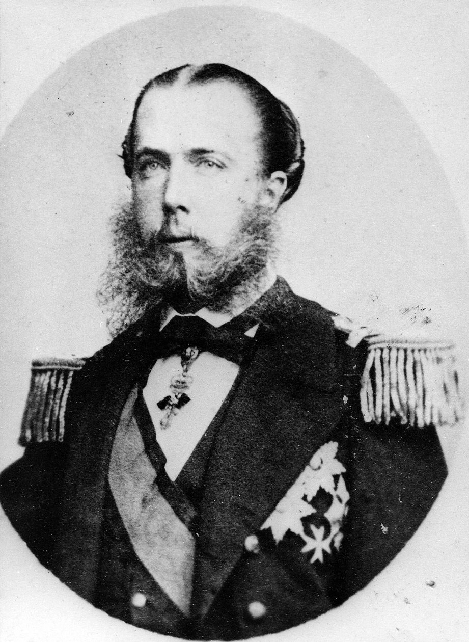 メキシコのマクシミリアン皇帝の肖像、1860年代頃 作： フランスの写真家