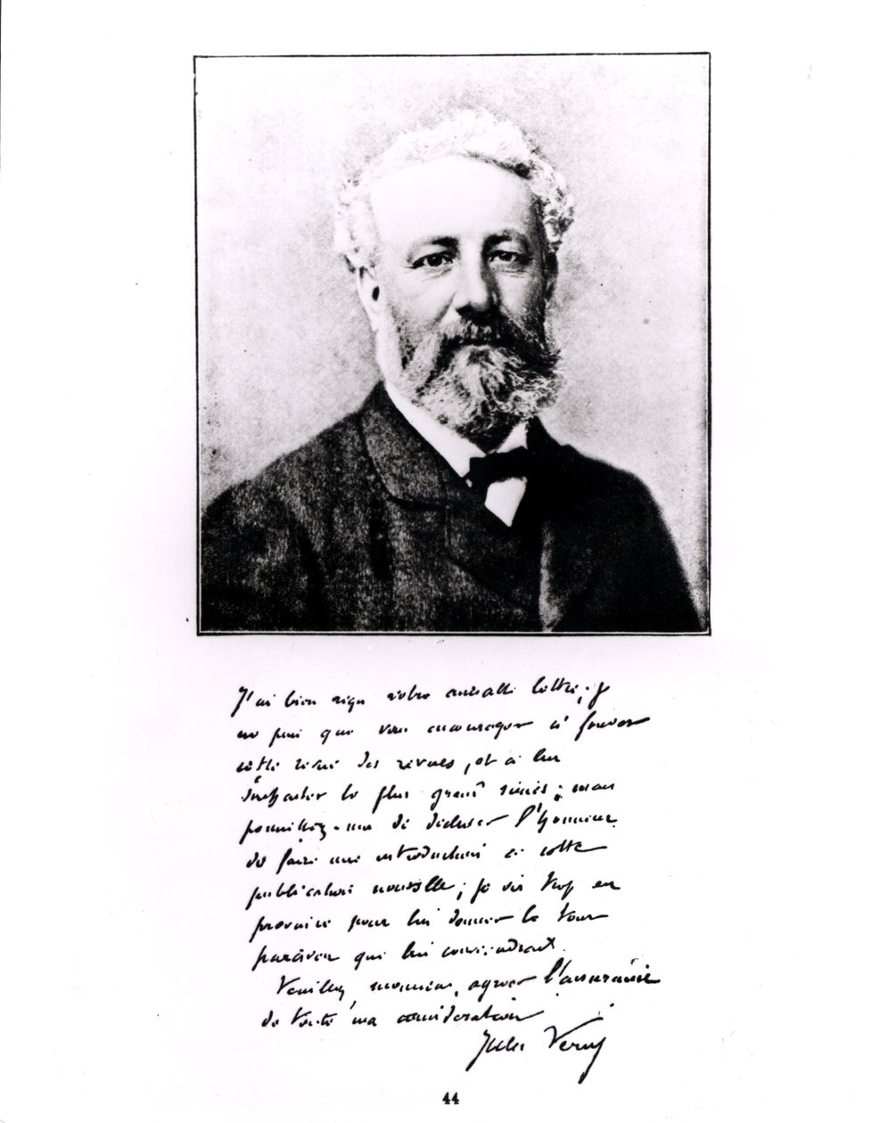 ジュール・ヴェルヌの肖像（1828-1905）（Woodburytype） 作： フランスの写真家