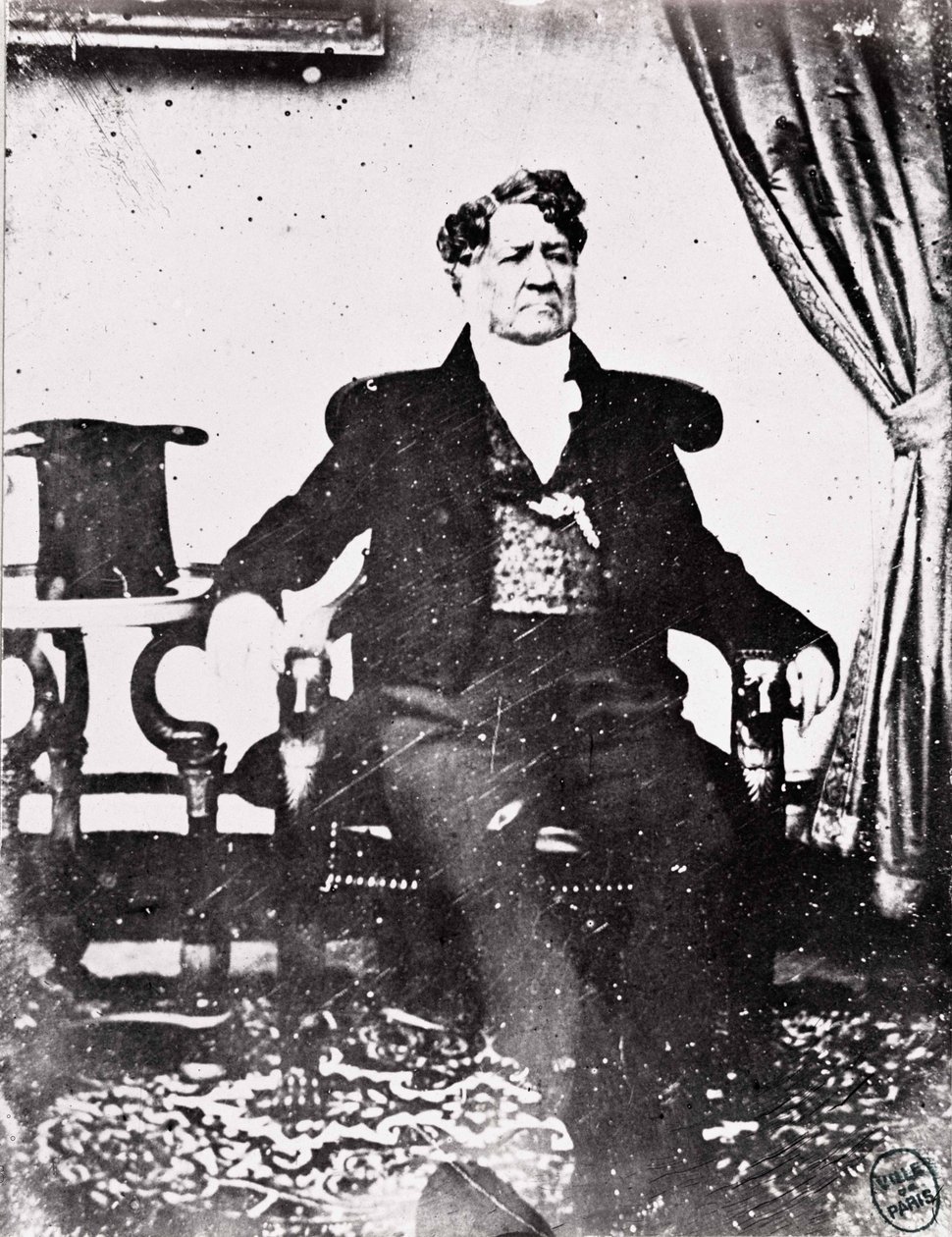 ルイ・フィリップ1世の肖像（1773-1850）、1840（複製ダゲレオタイプ） 作： フランスの写真家