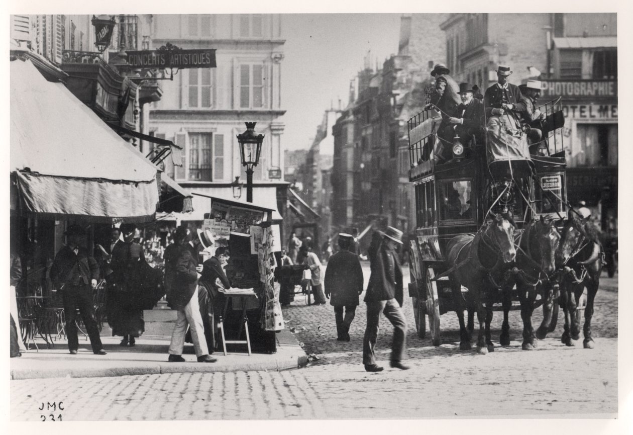パリの眺め、1900年頃 作： フランスの写真家
