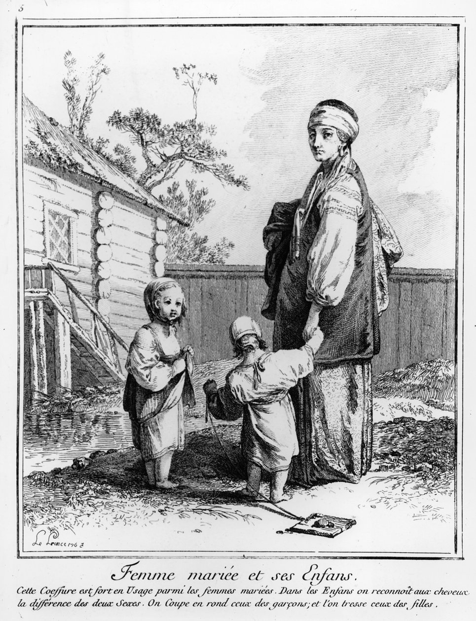 ユダヤ人妻とその子供たち 作： フランス語学校