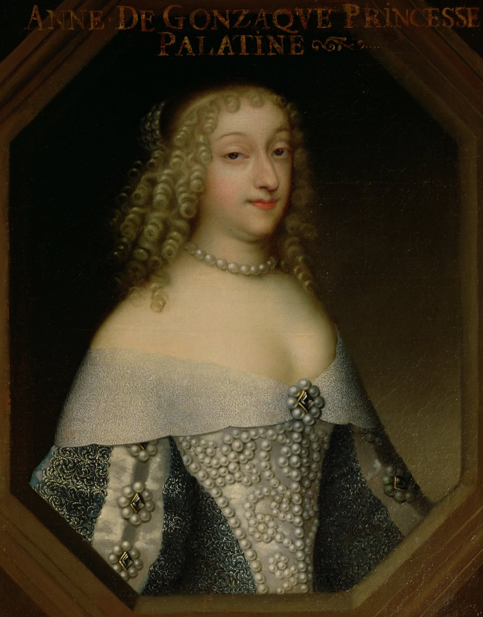 アンヌ・デ・ゴンザーガ（1616-84）パラティーノ王女 作： フランス語学校