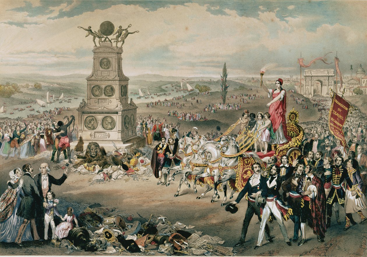 普遍的民主社会主義共和国の記念日、1848年 作： フランス語学校