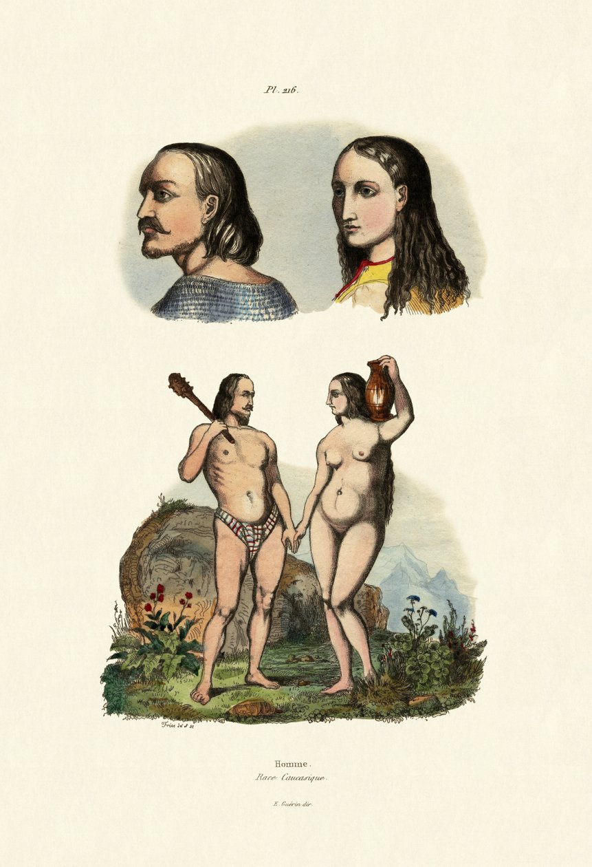 白人、1833-39 作： フランス語学校