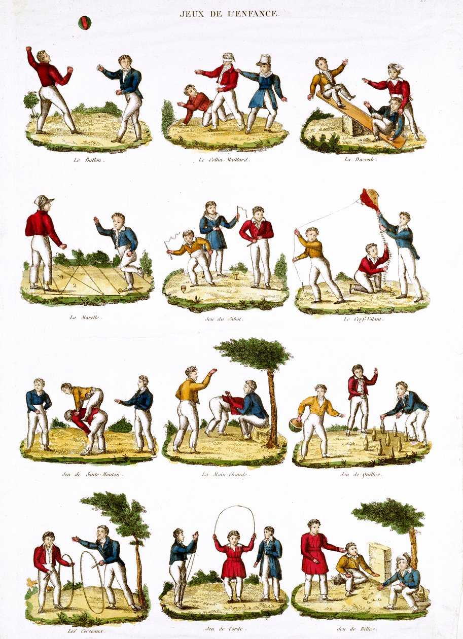 子供のゲーム、1810 作： フランス語学校