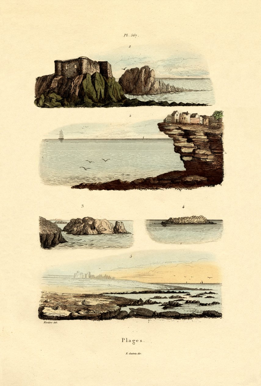 海岸、1833-39 作： フランス語学校