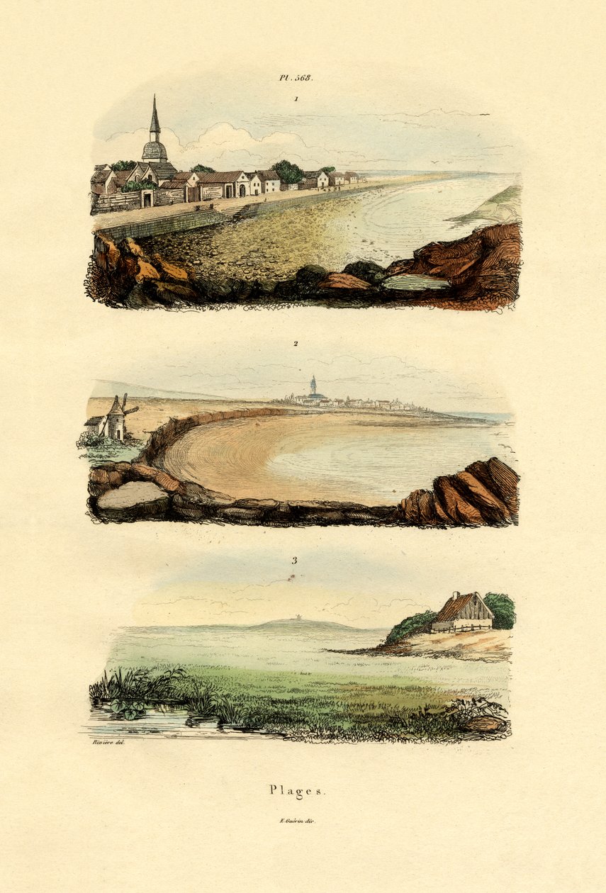 海岸、1833-39 作： フランス語学校