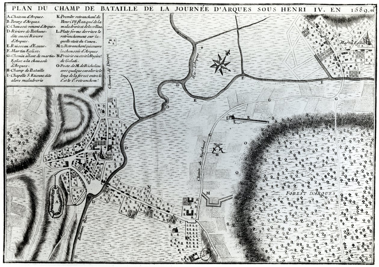 アルクの戦いのフィールド計画 作： フランス語学校