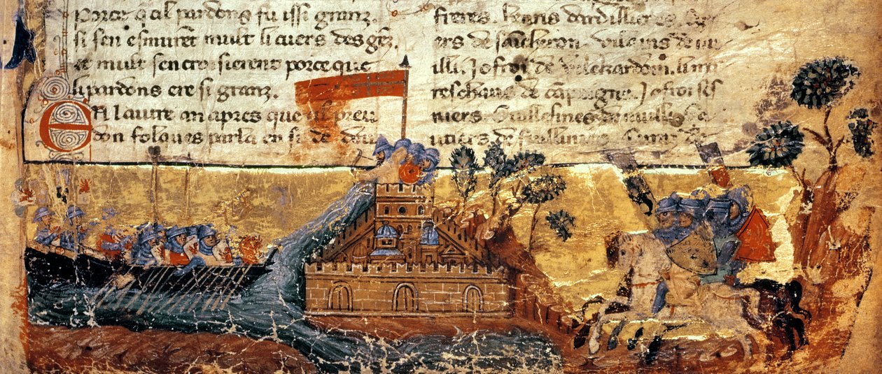 Fr 4972 f.1：十字軍のエルサレム 作： フランス語学校