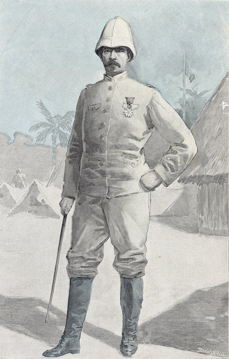 アルフレッドアメディードッド将軍（1842-1922） 作： フランス語学校