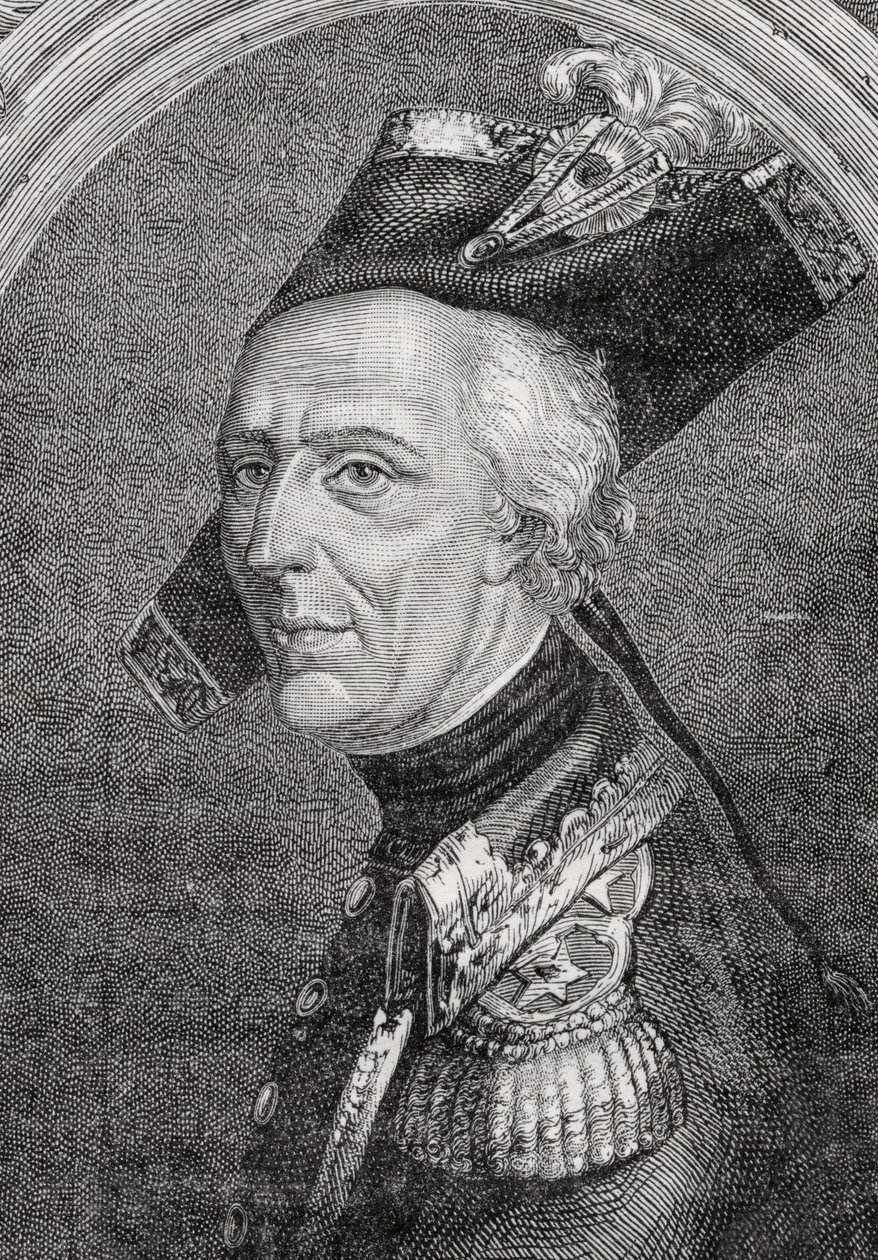 リュック・オーギュスト将軍ダゴベール・ド・フォントネーユ（1736-94） 作： フランス語学校