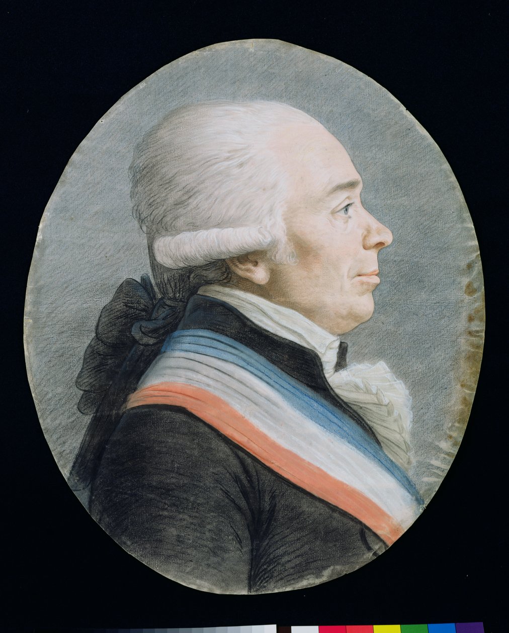 ジェローム・ペティオン・ド・ヴィルヌーヴ（1756-94）（紙にパステル） 作： フランス語学校