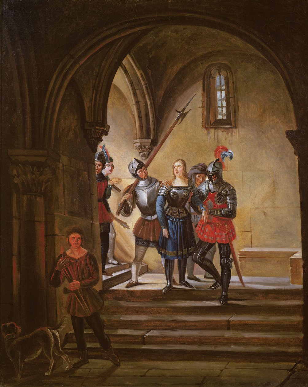 Joan of Arc（1412-31）は刑務所に導かれた 作： フランス語学校