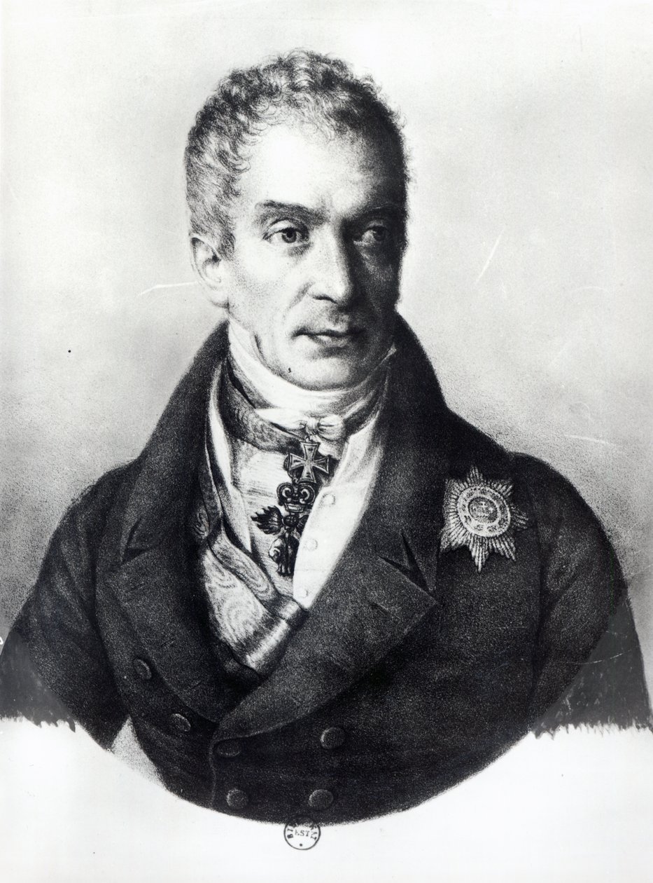 クレメンスウェンツェルネポムクローター（1773-1859）メッターニッヒウィネブルグ王子 作： フランス語学校