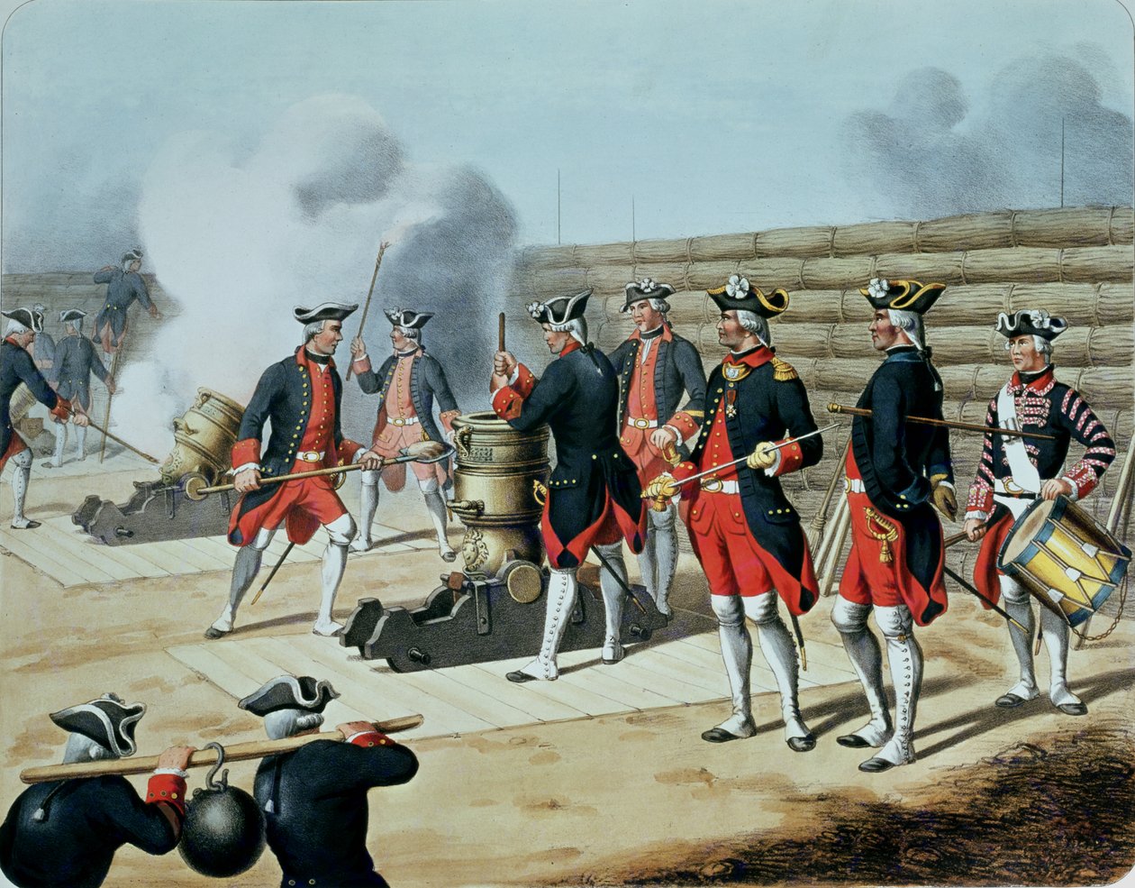Prince August Lot de 3 moules de moulage pour loisirs créatifs - British Artillery Crew and Cannon