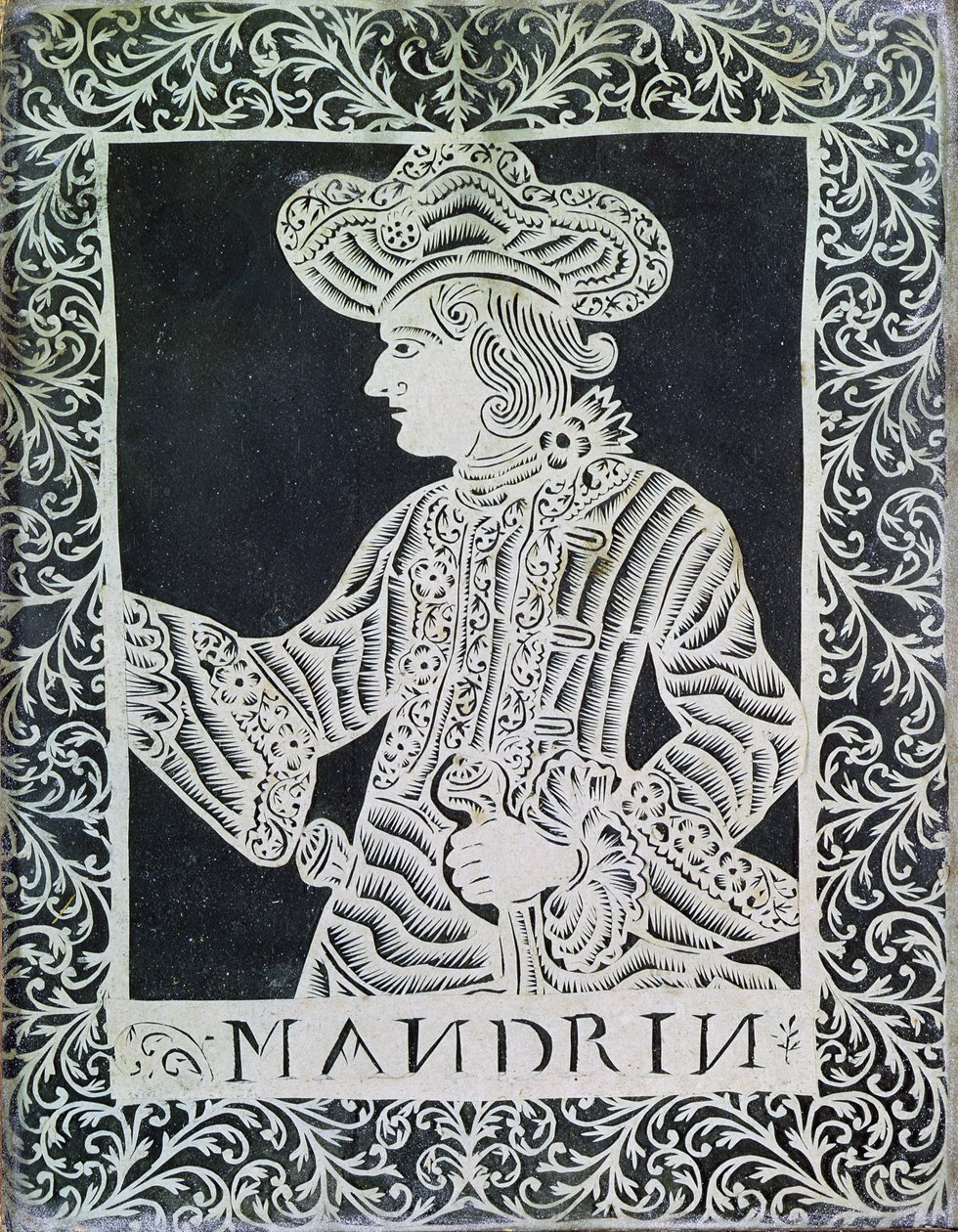 ルイ・マンドリン（1724-55）（コラージュ） 作： フランス語学校