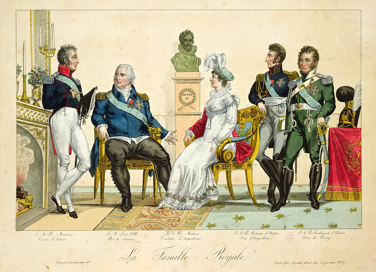 ルイ18世（1755-1826）とその家族 作： フランス語学校