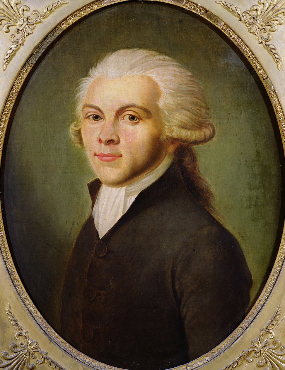 Maximilien de Robespierre（1758-94）c。1793 作： フランス語学校