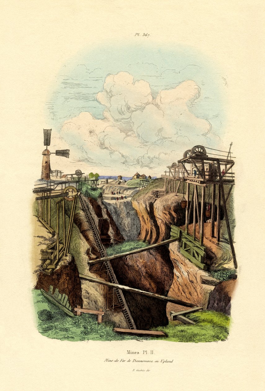 鉱山、1833-39 作： フランス語学校
