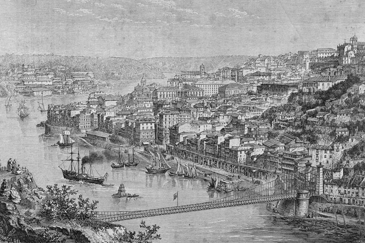 1860年代のポルト 作： フランス語学校