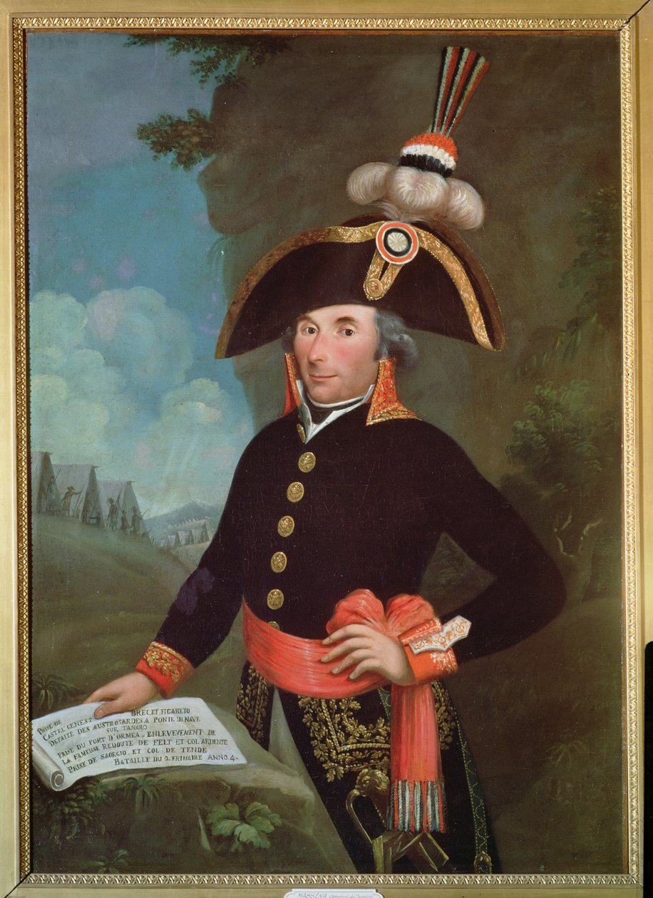 アンドレ・マセナの肖像（1758-1817）師団総長、2フリメール、IV 作： フランス語学校