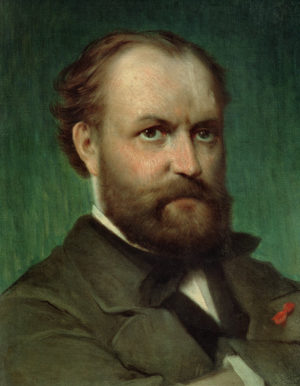 シャルル・グノーの肖像（1818-93） 作： フランス語学校