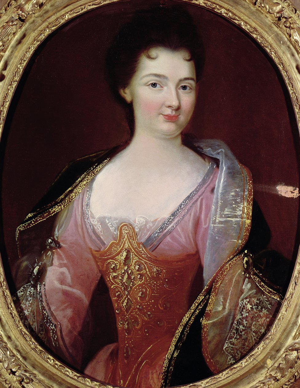 クローディン・アレクサンドリン・ゲラン・ド・テンシンの肖像（1682-1749） 作： フランス語学校