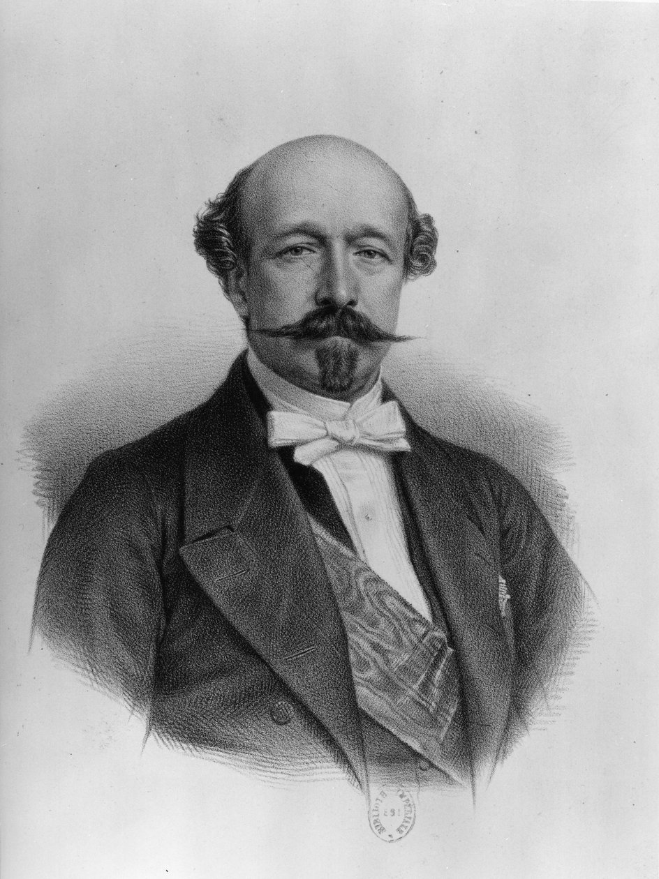 チャールズ・ド・モルニー公の肖像（1811-65）c.1850 作： フランス語学校