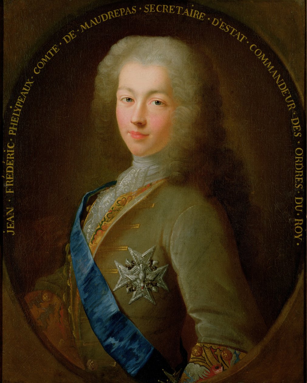 ジャン・フレデリック・フェリポーの肖像（1701-81）モーレパス伯爵 作： フランス語学校