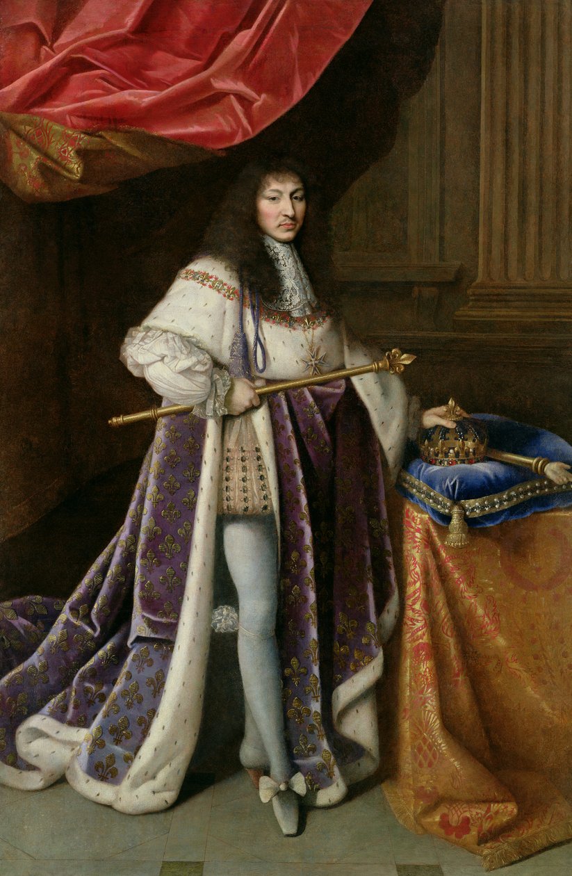 ルイ14世（1638〜1715）の肖像 作： フランス語学校