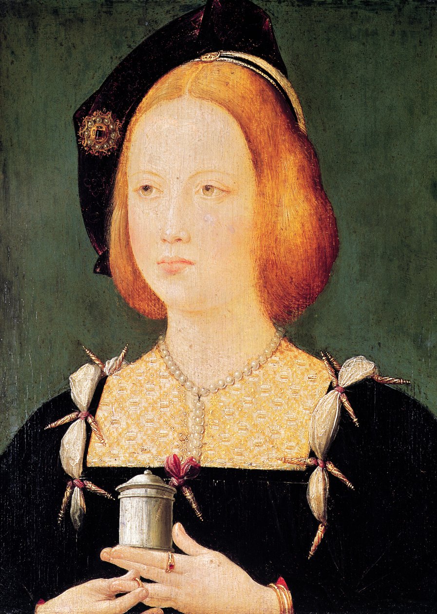 イギリスのマリアの肖像（1496-1533）ルイ12世の妻（1494-1533）1514年頃 作： フランス語学校