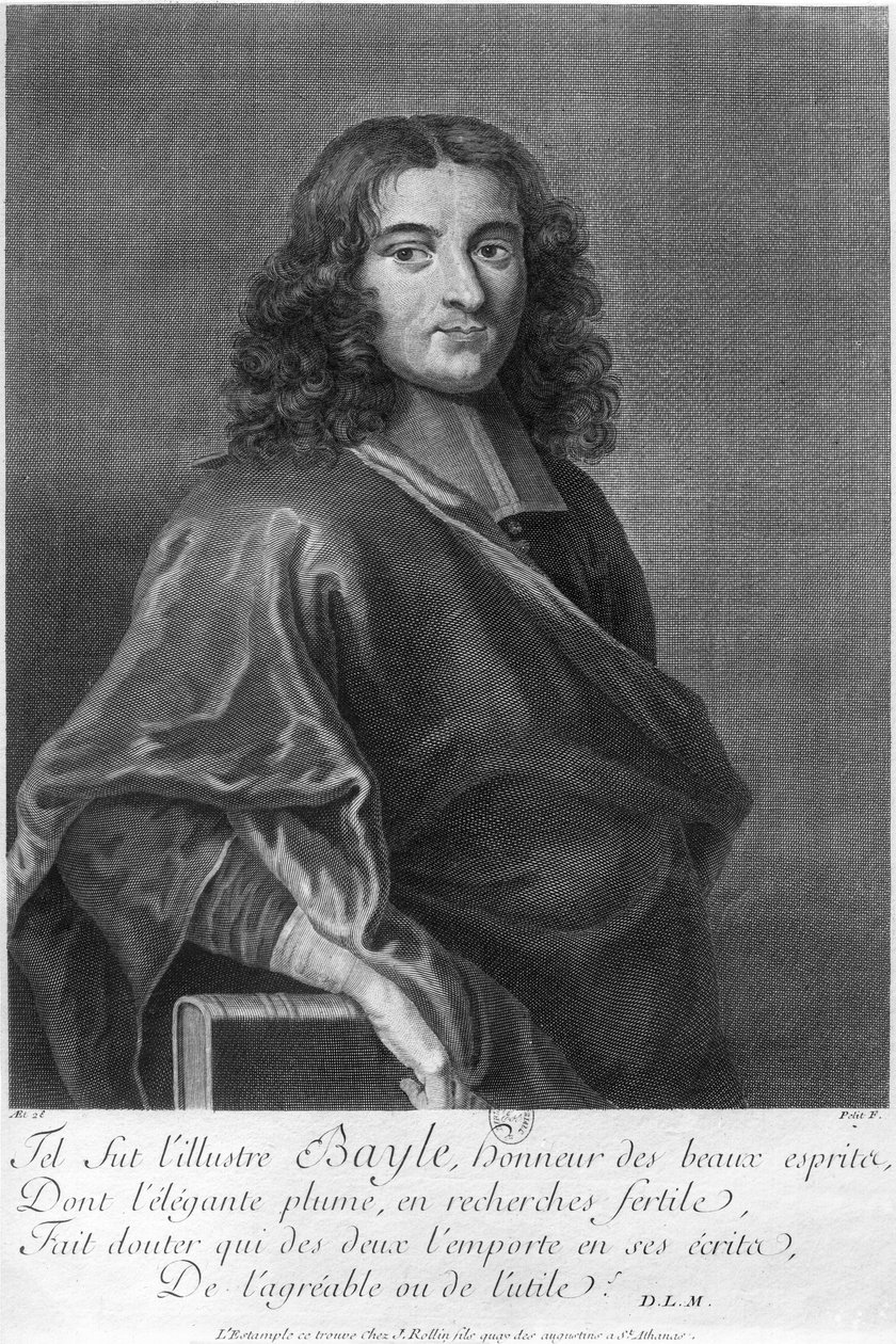 ピエール・ベイルの肖像（1647-1706） 作： フランス語学校