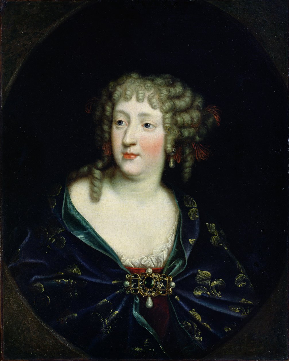 フランスのマリー=テレーズ女王の肖像（1638-83） 作： フランス語学校