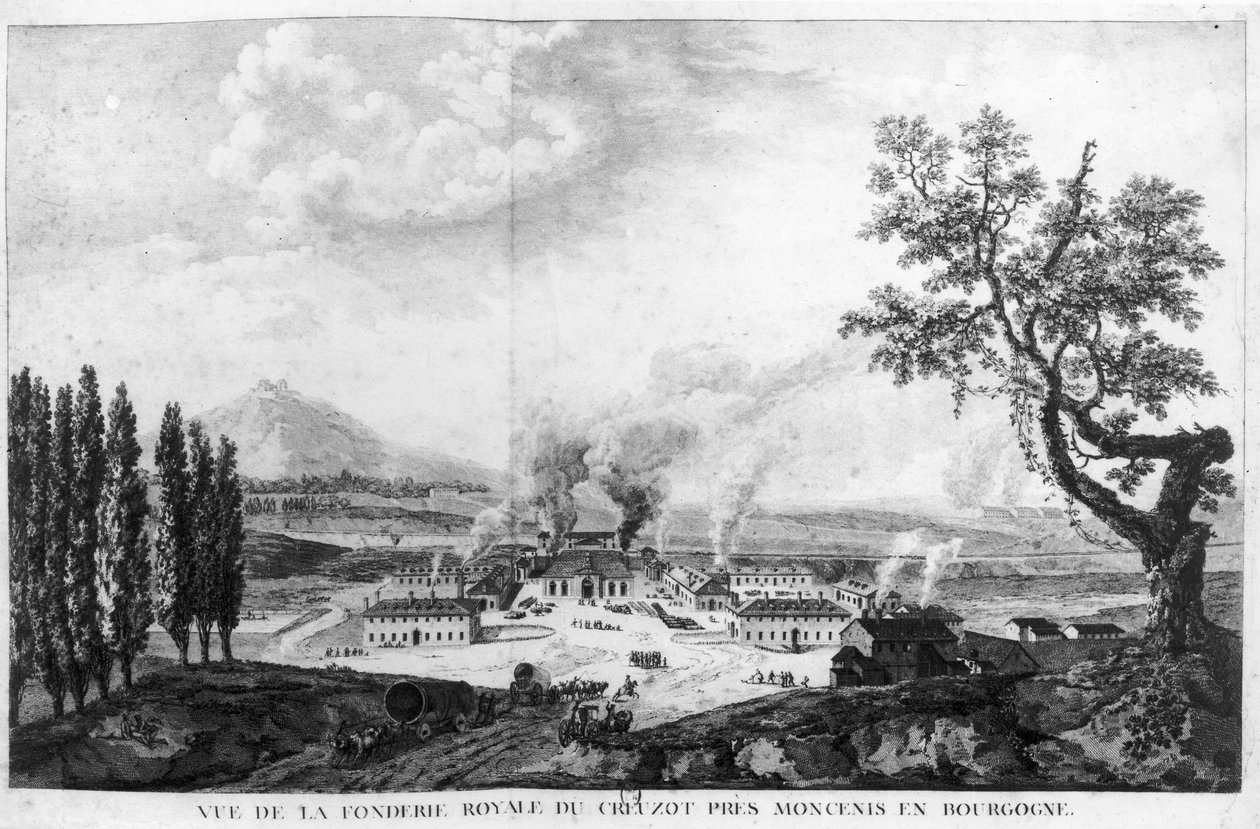 1787年のルクルーゾの王立鋳造所 作： フランス語学校