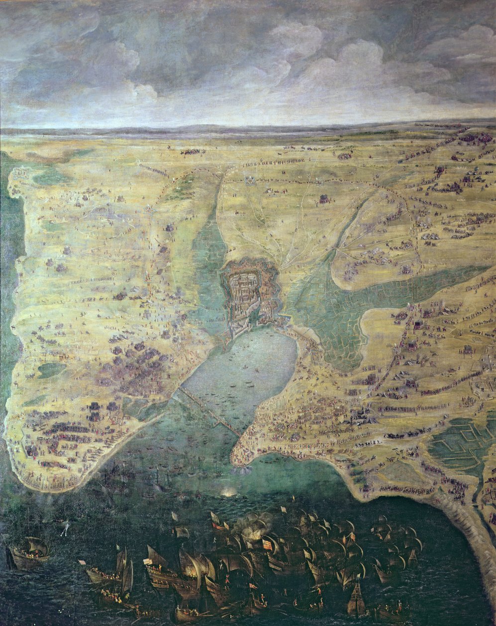 ラロシェルの包囲、1627年8月10日〜1628年10月28日 作： フランス語学校