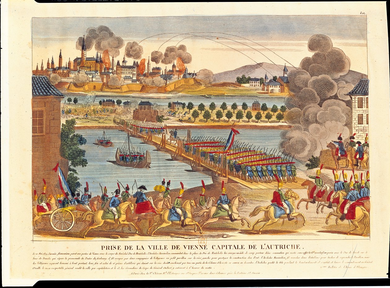 ウィーン包囲戦、1809年5月10日 作： フランス語学校