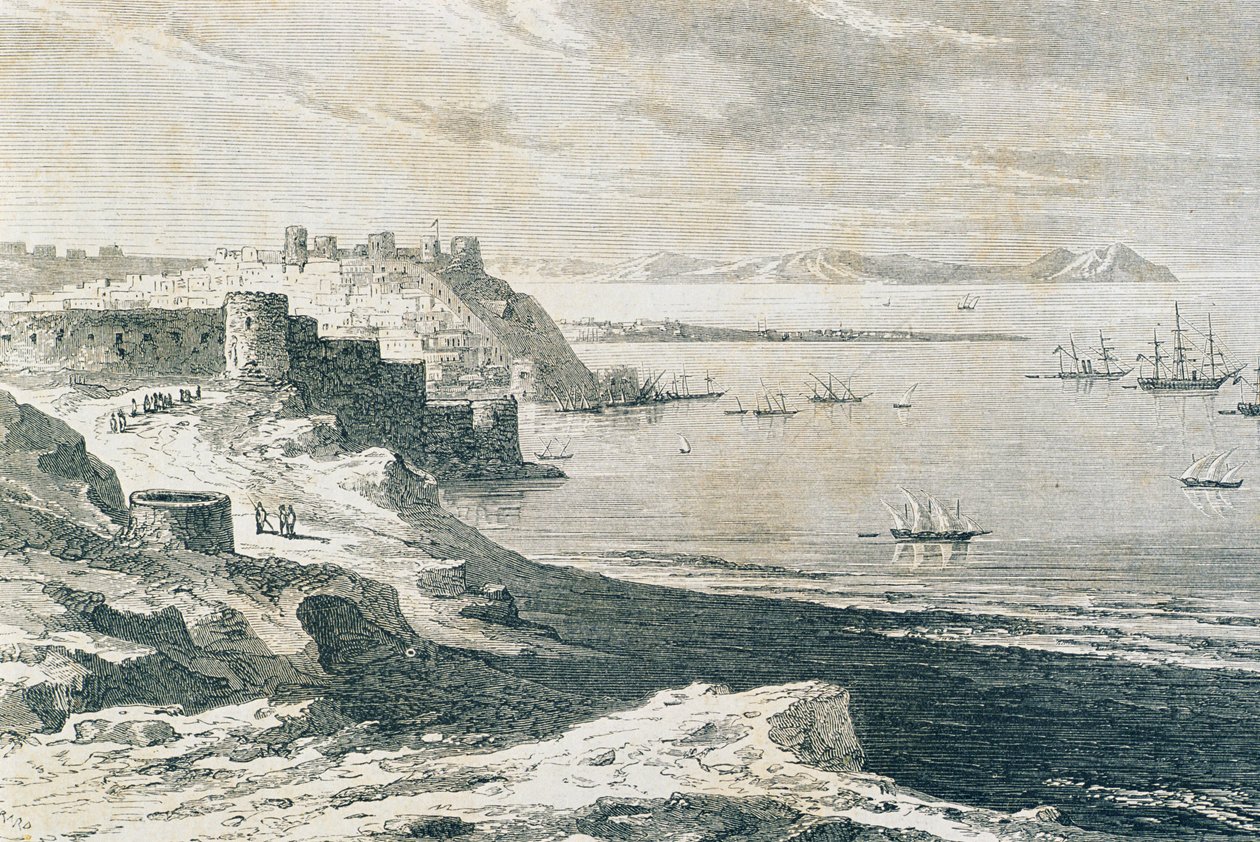 1860年代のタンジール 作： フランス語学校