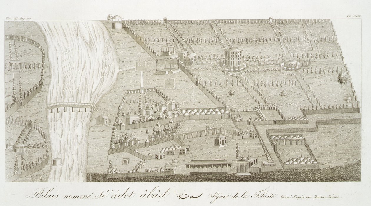 1811年に発表されたジャンシャルダン（1643-1713）による、シェヴァリエシャルダンアンペルスの航海からの慈悲の館 作： フランス語学校