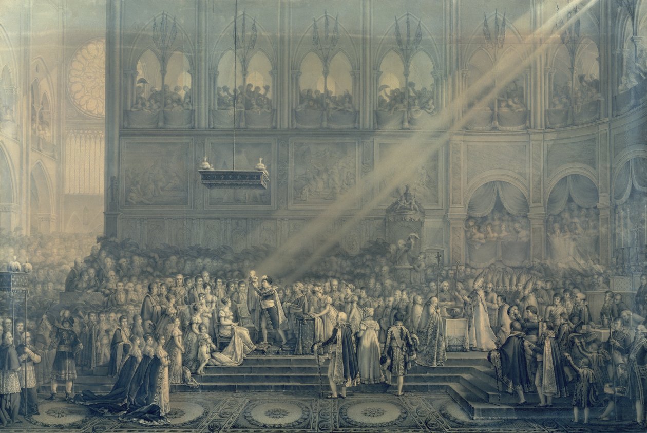 1811年6月10日、1811年後のノートルダムでのローマ王の洗礼（1811-32） 作： フランス語学校
