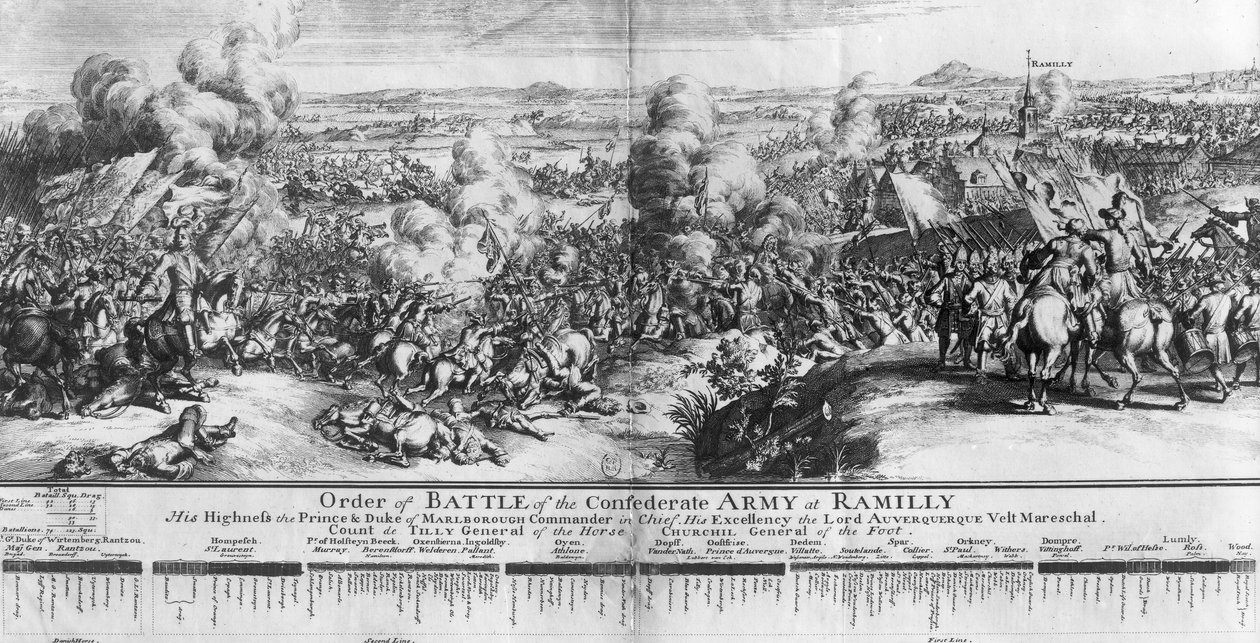 ラミリーズの戦い、1706年5月23日 作： フランス語学校