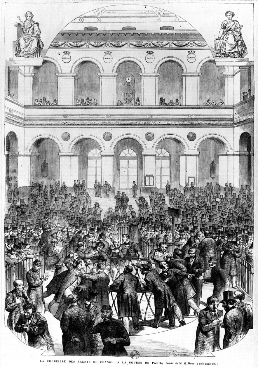パリブルスの「コルベイユ」、1873 作： フランス語学校