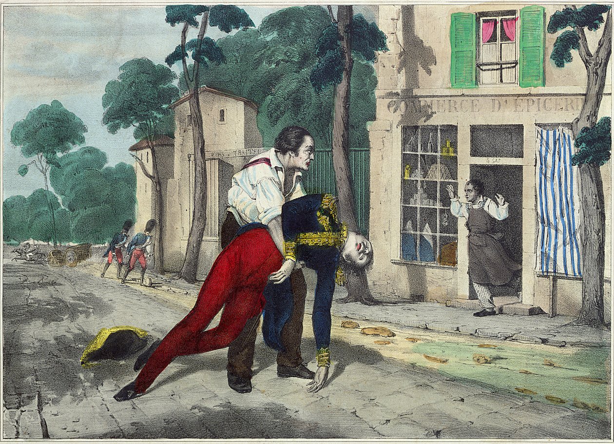 フェルディナンドフィリップルイの死（1810-42）ヌイイのオルレアン公爵、1842年7月13日 作： フランス語学校