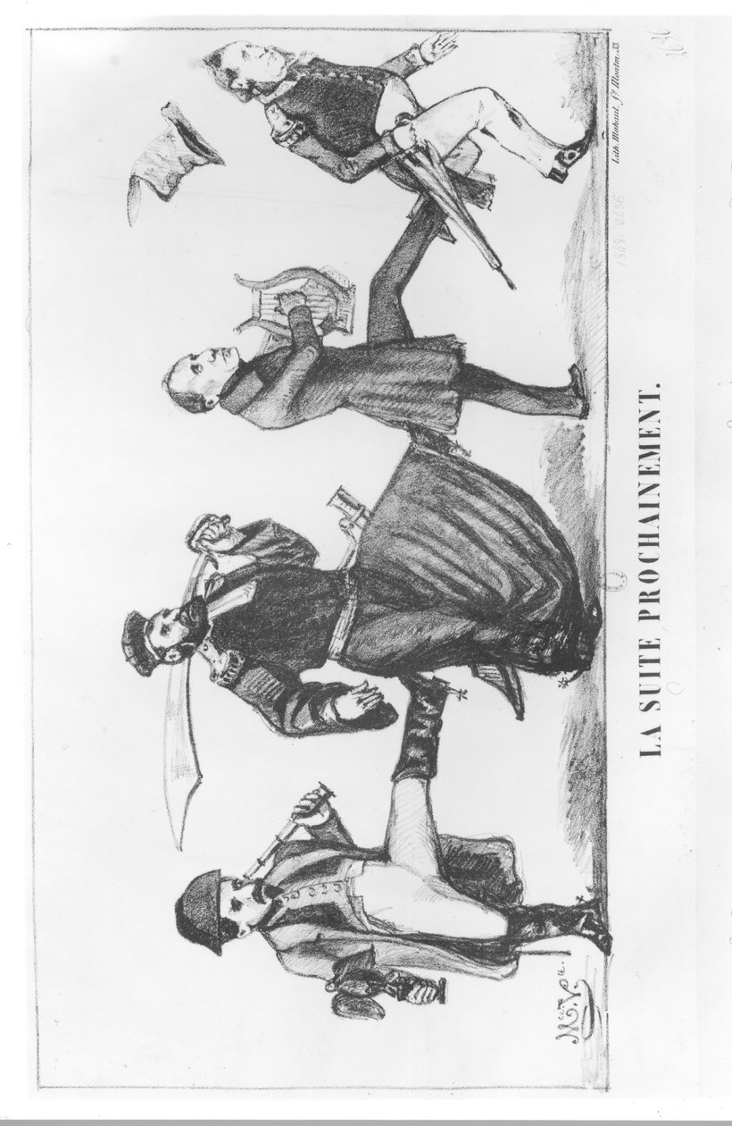 次の従者、1848年12月20日 作： フランス語学校