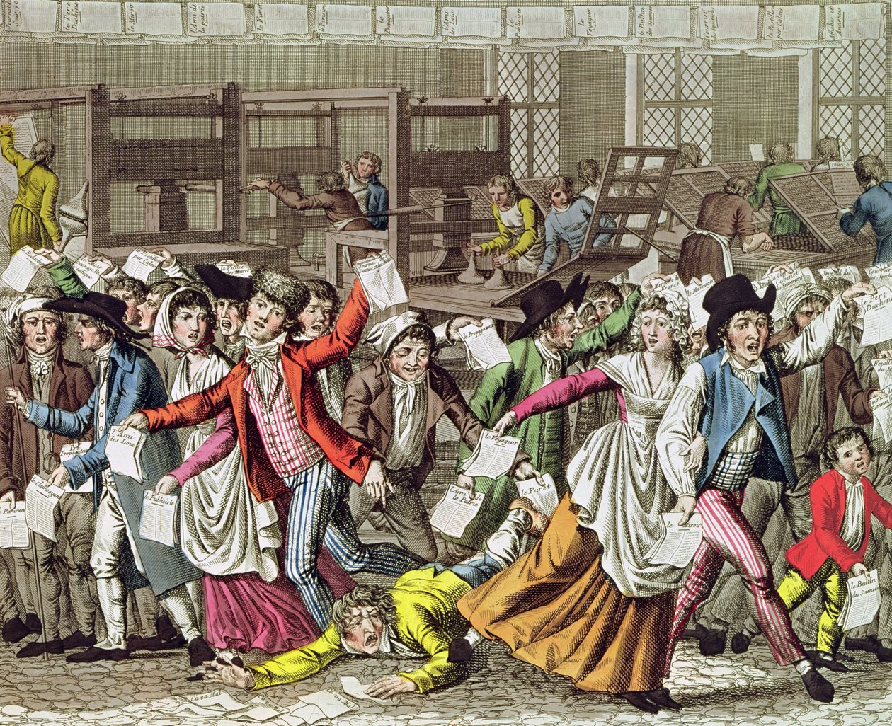 報道の自由、1797 作： フランス語学校